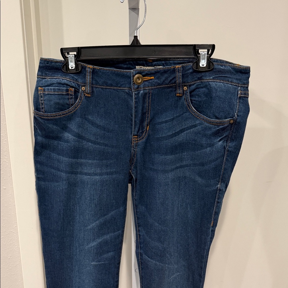 CAbi Laguna Slim Boyfriend Jeans Style 222 Dark Wash Sz 6 - Picture 4 of 6